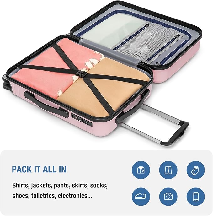 KYME Carry On Luggage 22x14x9 Airline Approved - Image 8