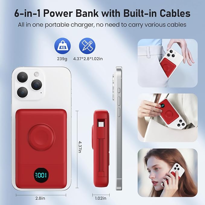Magnetic Portable Charger for iPhone - Image 7