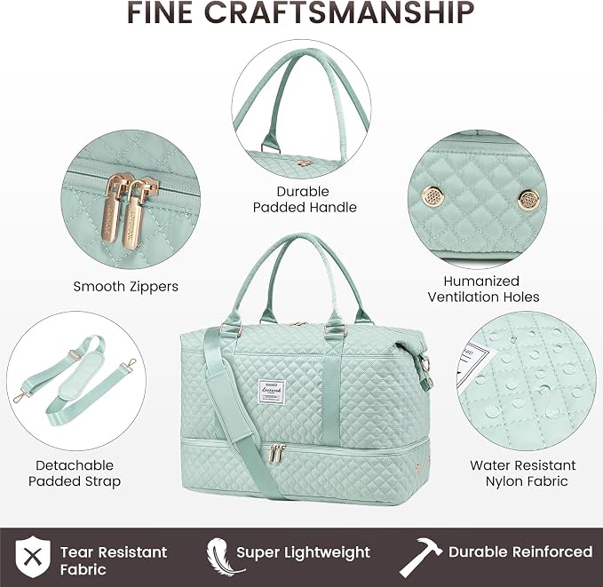 LOVEVOOK Travel Duffle Bag, Weekender Bags - Image 6