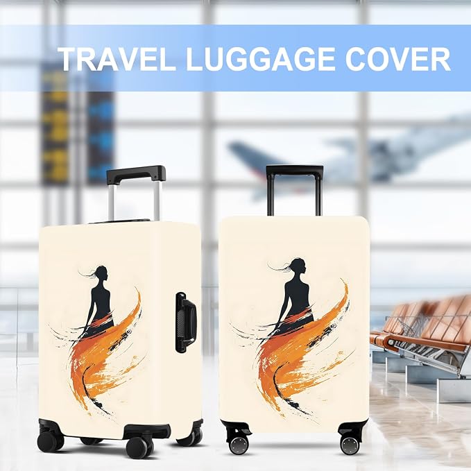 Luggage Cover Washable Suitcase Protector Anti-scratch Suitcase cover Fits - Image 5