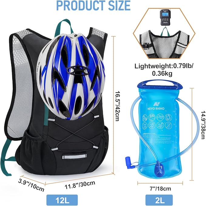 Lightweight Hydration Backpack, Running Backpack - Image 5