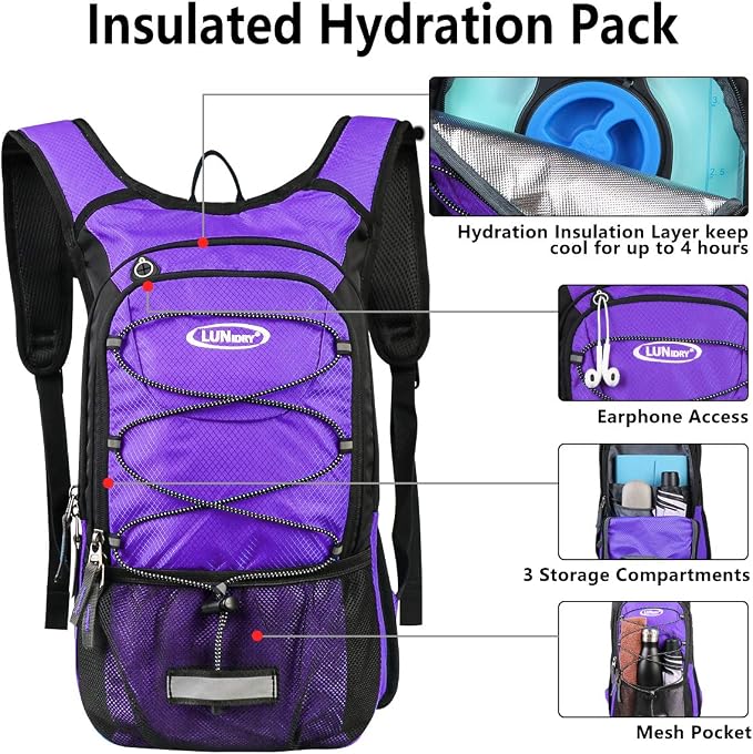 Insulated Hydration Pack Backpack - Image 3