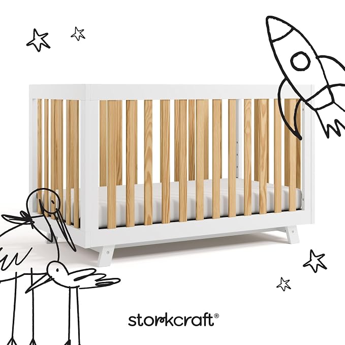 Storkcraft Beckett Grow-with-Me Convertible Crib – GREENGUARD Gold Certified - Image 7