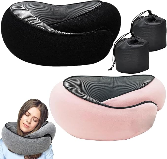 RURING Travel Pillows for Airplanes, Travel Neck Pillow Travel Pillow, Neck - Image 9