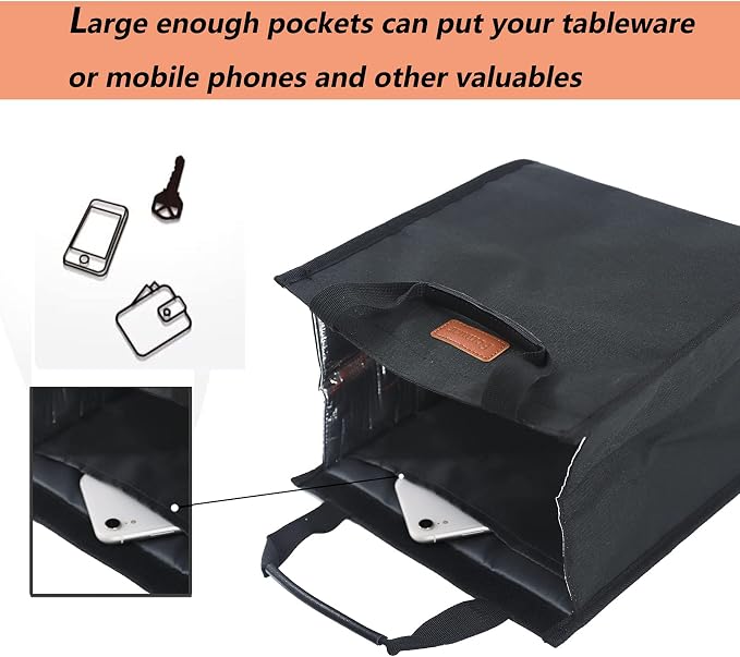 Lunch Bags for Women Insulated Reusable Lunch Tote - Image 6