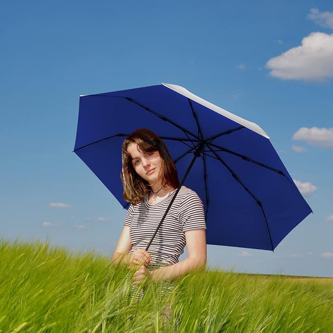 G4Free UPF 50+ UV Protection Large Travel Umbrella 42/46 Inch Auto Open Close - Image 7