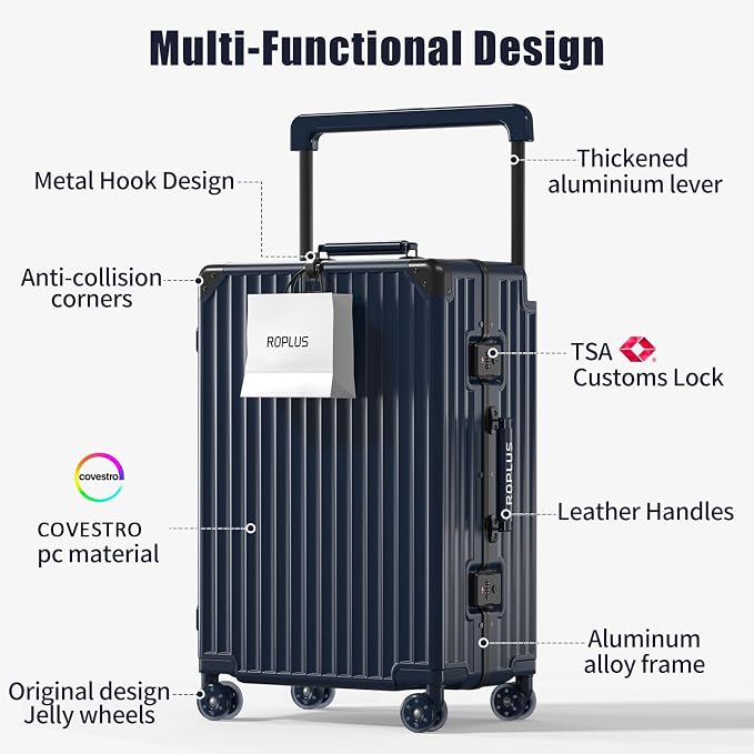 Aluminium Frame Checked-Luggage - Image 4