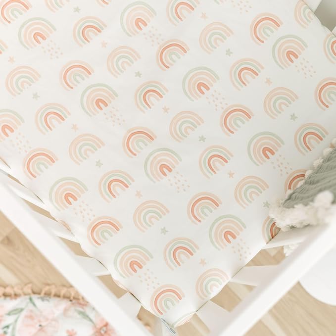 Crane Baby 100% Cotton Breathable Fitted Baby and Toddler Sheet - Image 5