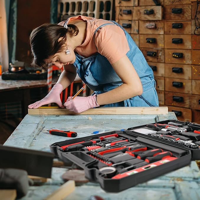 Yougfin 120 Piece Tool Set General Household Hand Kit - Image 4