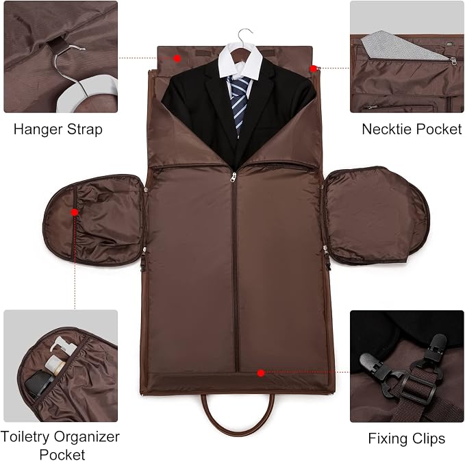 Modoker Garment Bags for Travel Carry on Duffle Bags for Airplane Weekender - Image 4
