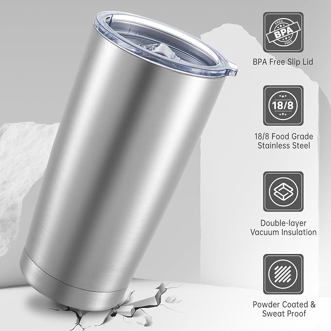 20 oz Tumblers Bulk Stainless Steel Tumbler - Image 3