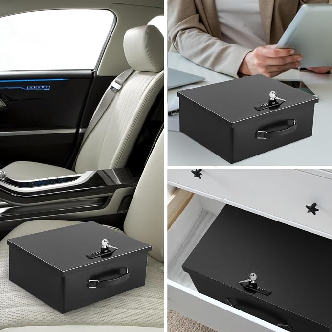 Dalmbox Portable Metal Safe Box - Image 8