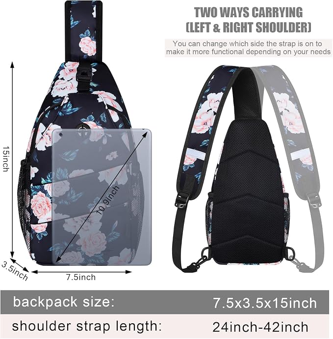 Crossbody Bags for Women Men Trendy Sling Bag Bakpack Casual Chest Bag - Image 2