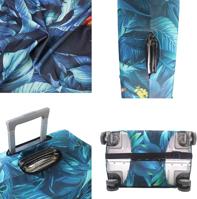 MosaiRudo Thicker Luggage Cover Elastic Suitcase Cover Protector Fits 18-32 - Image 5