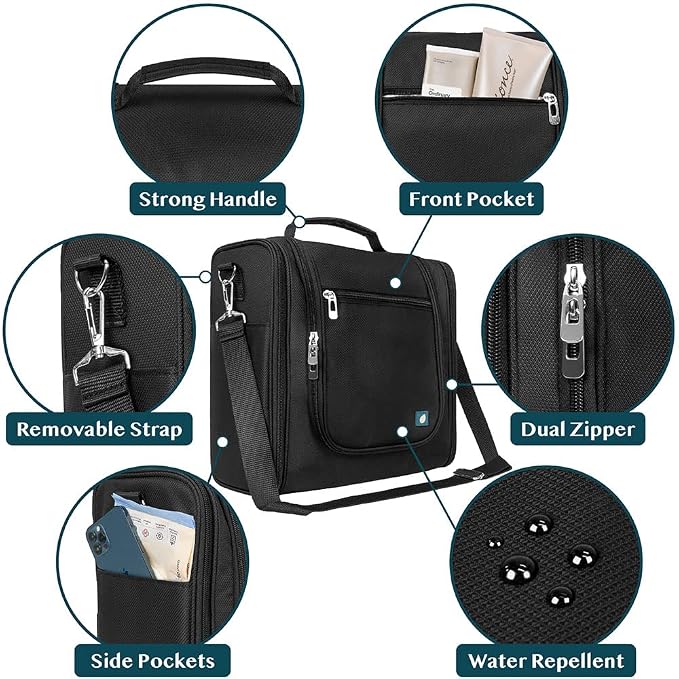 PAVILIA Extra Large Toiletry Bag Travel Bag - Image 3