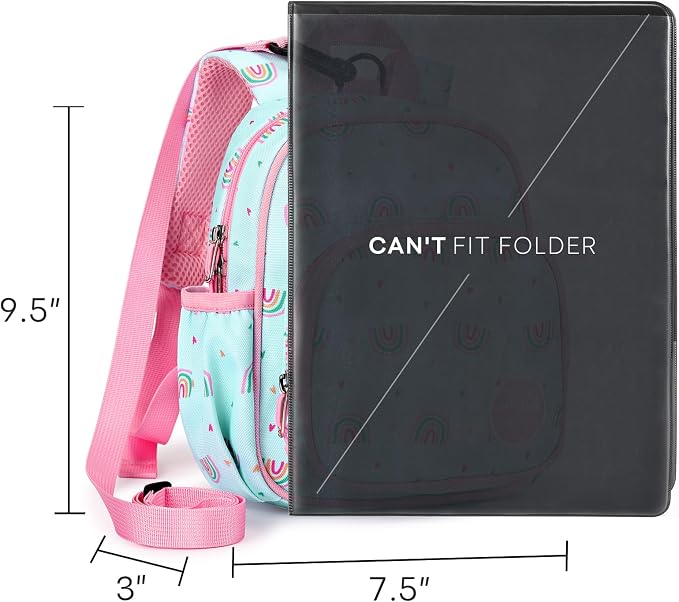 mibasies Backpack Leash for Toddlers 1-3: Baby Backpack for Girls - Image 3