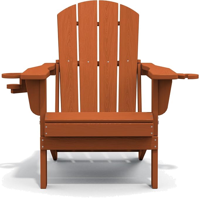 SERWALL Adirondack Chair with Cup Holders - Image 3