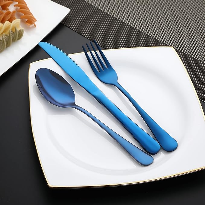 DEVICO Portable Utensils, Travel Camping Cutlery Set, 8-Piece including Knife - Image 3