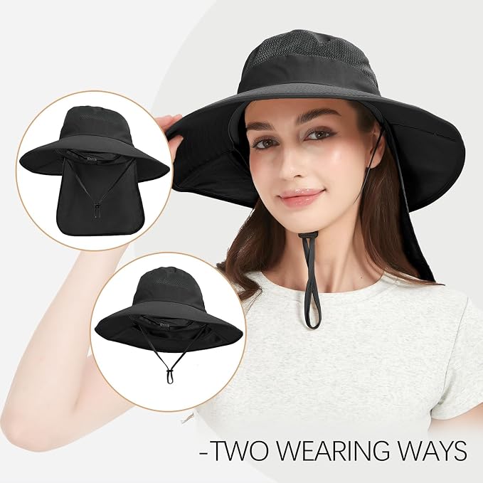 Fishing Hat Breathable Wide Brim Sun Hats - Image 3