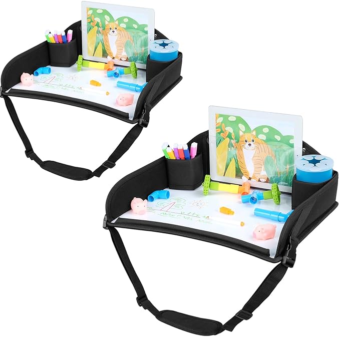COOLBEBE Kids Travel Tray for Toddler Car Seat, Travel Tray for Airplane by COOLBEBE