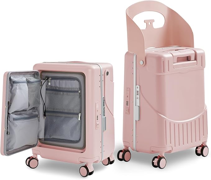 TABU 20" Ride-on Luggage with Seat，Front Opening Carry-On Hardshell Ride On by TABU