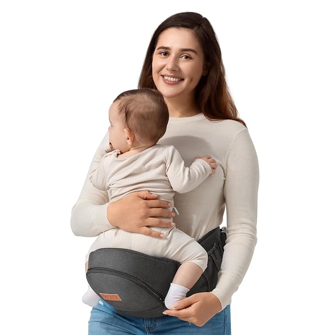 besrey Baby Hip Carrier, Adjustable Waist Belt Carrier, Ergonomic M Position by besrey