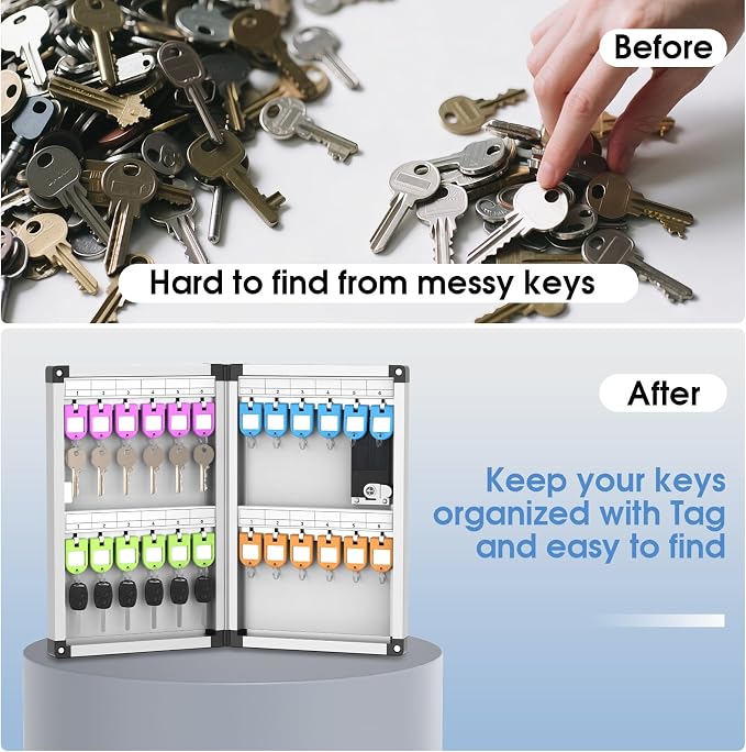 24 Slots Key Box Wall Mount - Image 7