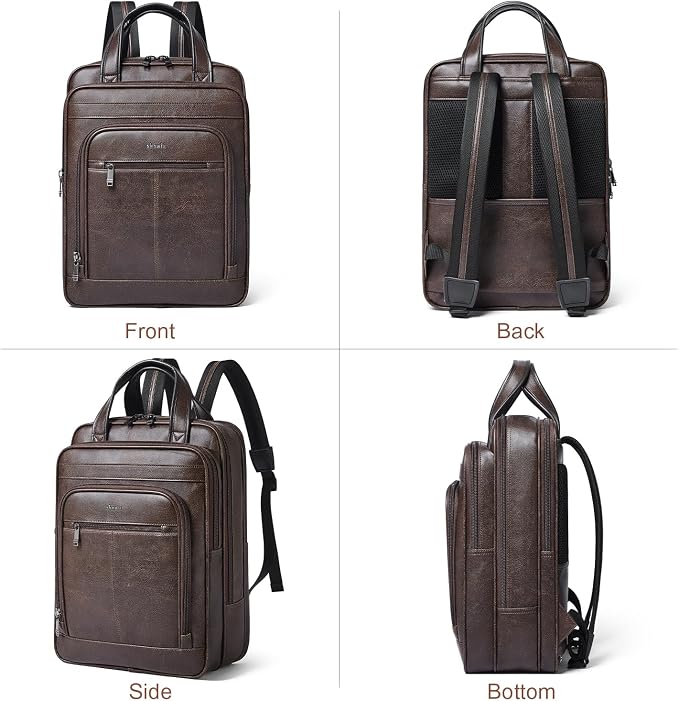 Shrrie 15.6" Laptop Backpack, Business Work Backpack Briefcase, Durable - Image 4