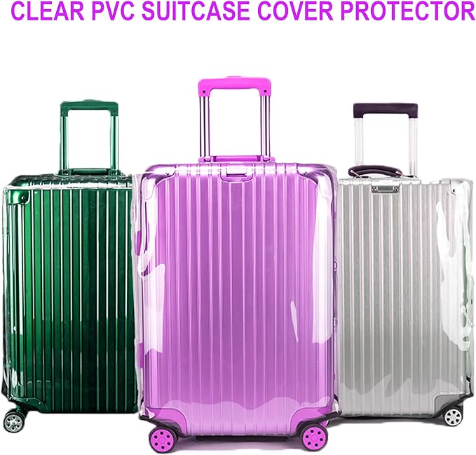 20 Inch Full Clear PVC Suitcase Cover Protectors - Image 5
