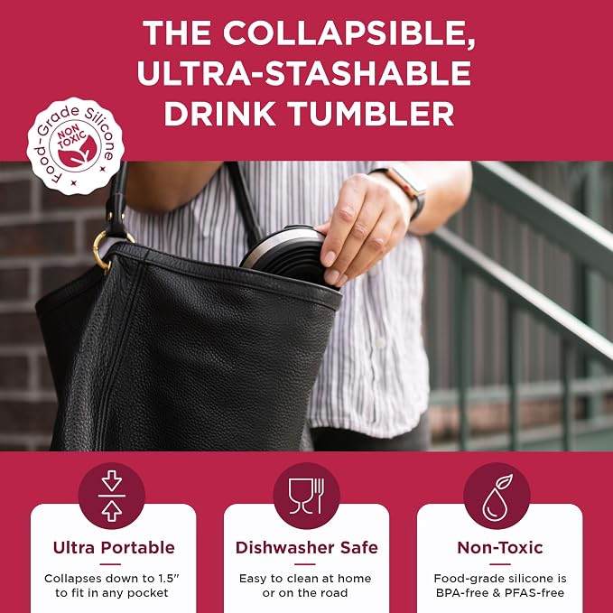HYDAWAY 16oz Collapsible Tumbler - Image 3