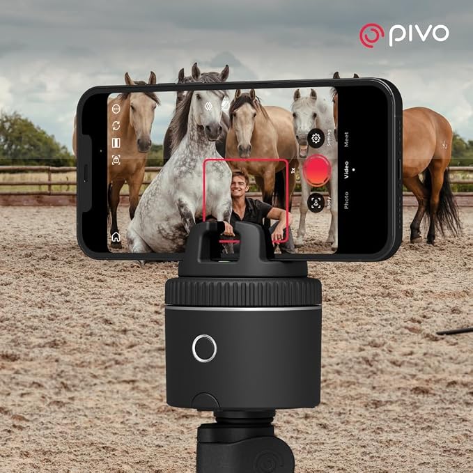Pivo Equestrian Silver Starter Pack, Auto Face, Horse Phone Tracking Holder - Image 7