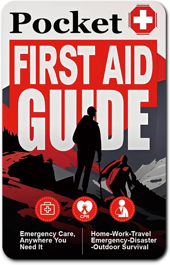 Tiny Pocket First Aid Guide EDC Emergency First Aid Kit by Unknown