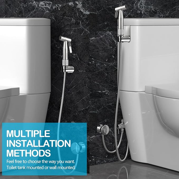 Bidet Sprayer for Toilet with Adjustable Water Pressure, Handheld Bidet Sprayer - Image 4