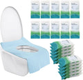 Tebery 100 Pack Toilet Seat Covers Disposable, Individually Wrapped Travel by Tebery