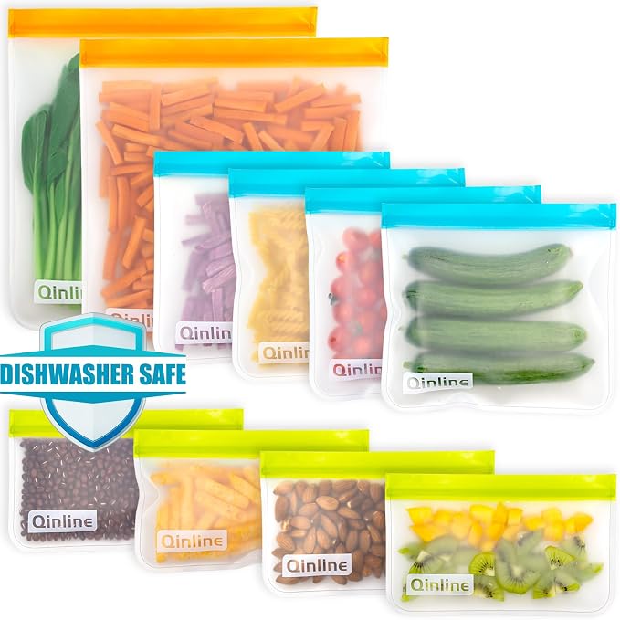 Reusable Storage Bags by Qinline
