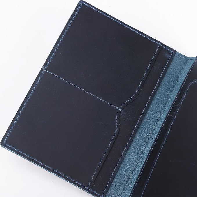 STAR VISTA Albatross Leather Travel Passport Holder, Minimalist Design - Image 9