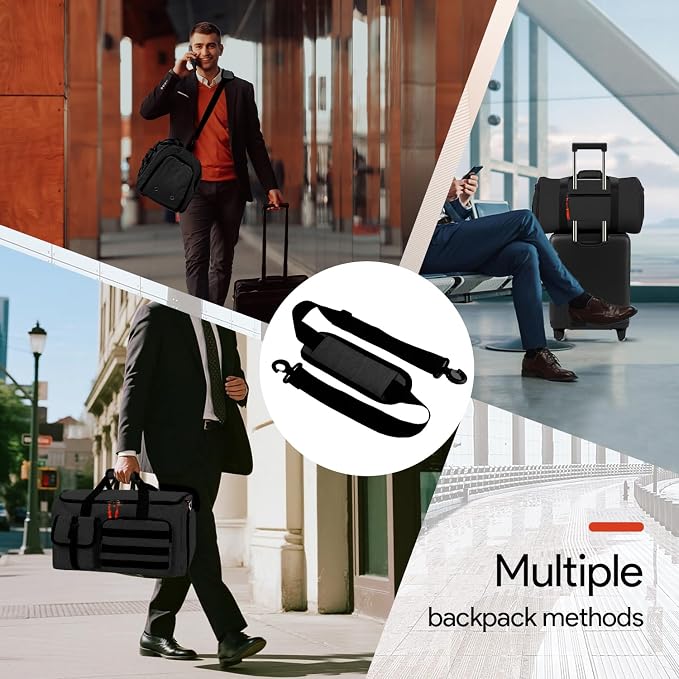 Garment Duffle Bags for Travel, HOMQUIET Convertible Garment Duffel Bag - Image 7
