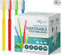 12 Pack Disposable Toothbrushes by PRUVADE