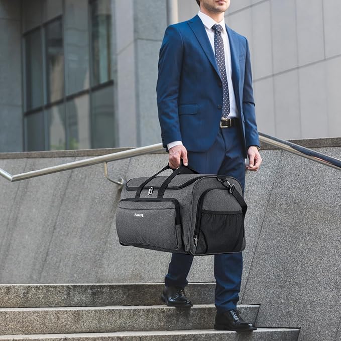Hanke Carry on Garment Bags for Travel, Convertible Duffle Bag Luggage Bag - Image 9