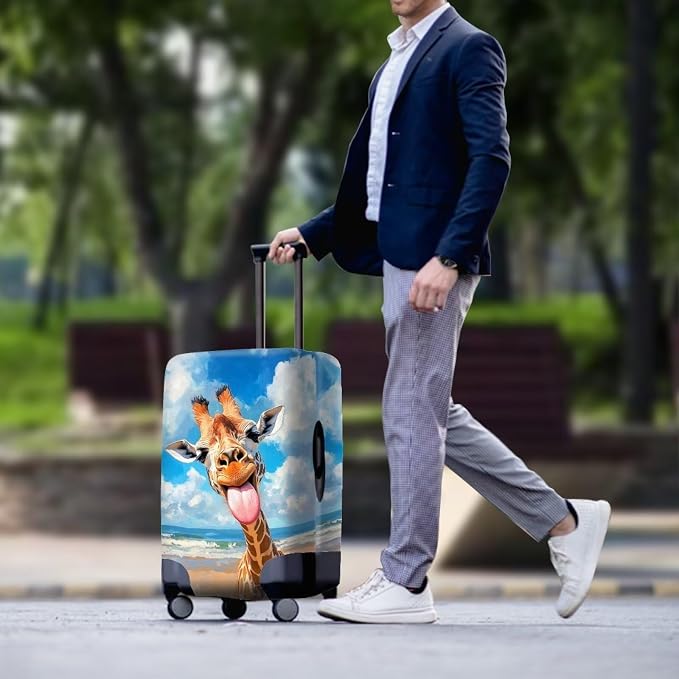 Giraffe Luggage Covers for Suitcase Universal Travel Luggage Cover Suitcase - Image 3