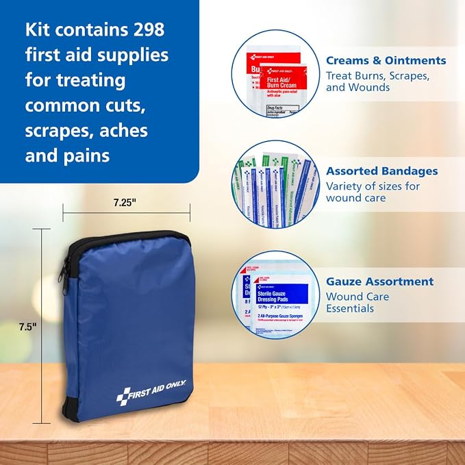 First Aid Only 299 Piece All-Purpose Emergency First Aid Kit - Image 5