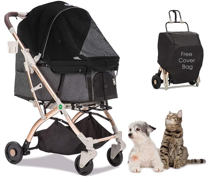 Lite Premium Light-Weight Dog/Cat/Pet Stroller Travel Carriage by Unknown