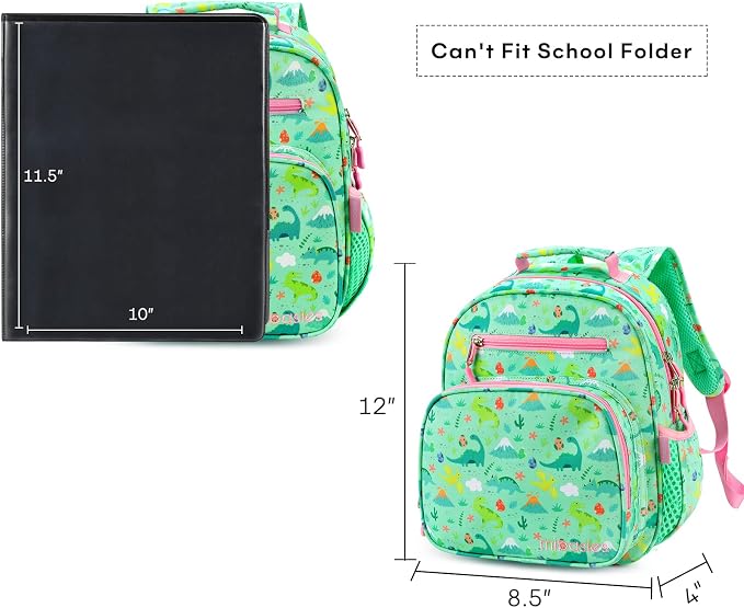 mibasies Toddler Backpack for Girls 2-4: Cute Kids Backpacks for Girls - Image 4