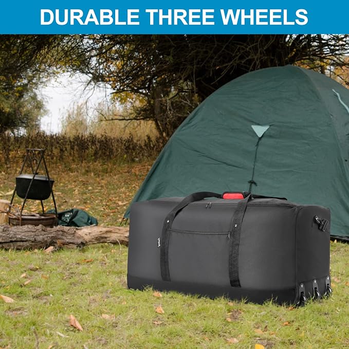 Finnhomy 120L Foldable Rolling Duffel Bag - Image 7