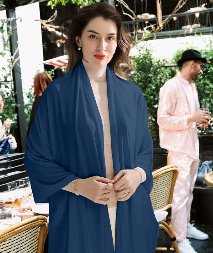 VENVSBEE Shawl Wraps for Women, Travel Scarf Soft Blanket Wrap Pashmina Travel - Image 4