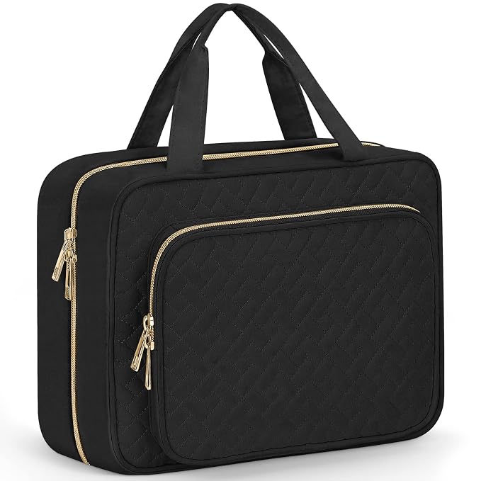 Wedama Toiletry Bag for Women, Medium Cosmetic Travel Bag, Hanging Toiletry Bag by Wedama