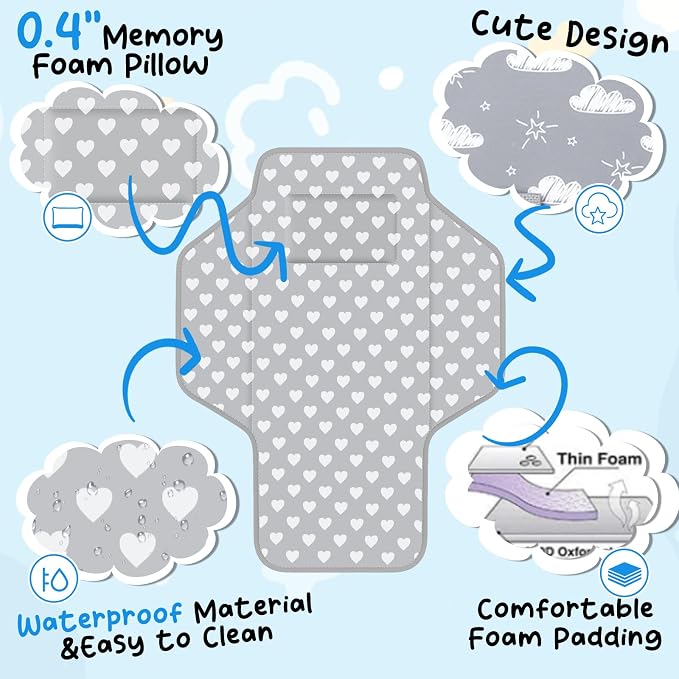 Baby Portable Changing Pad Travel - Image 2