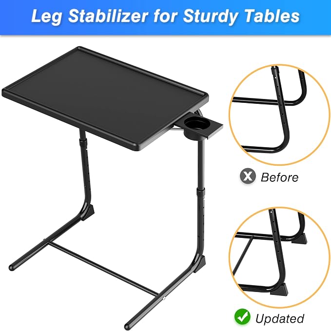 Allpop TV Tray Table, TV Dinner Tray - Image 4