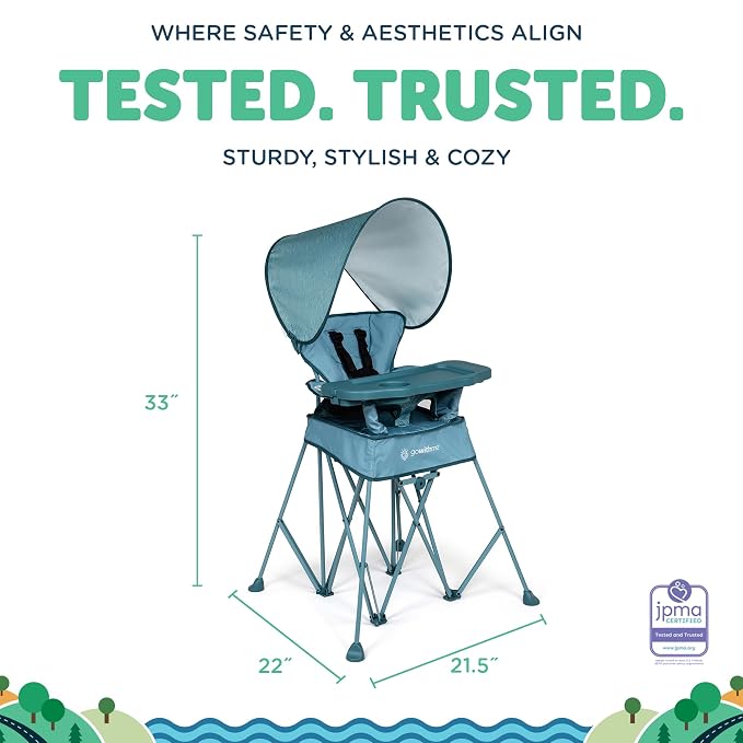 Baby Delight Go with Me Uplift Deluxe Portable High Chair | Travel High Chair | - Image 4