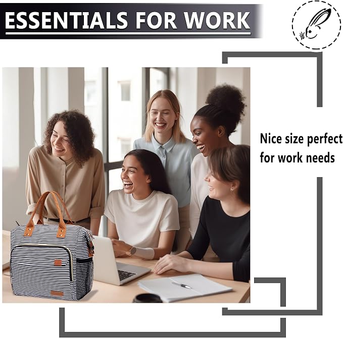 TuErCao Lunch Bag Women Insulated Lunch Box - Image 4